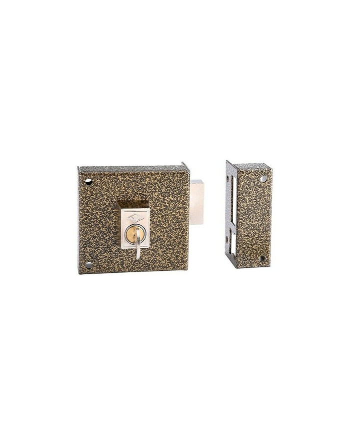 CERRADURA CVL ESMALTADA 1124A-8 DERECHA CILINDRO REDONDO
