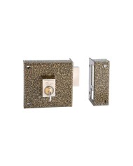 CERRADURA CVL ESMALTADA 1124A-8 DERECHA CILINDRO REDONDO