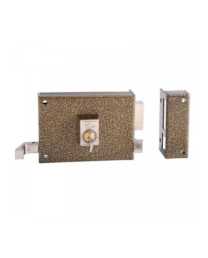 CERRADURA CVL ESMALTADA 125AR-10 IZQUIERDA CILINDRO PERFIL