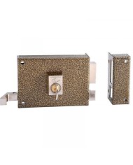 CERRADURA CVL ESMALTADA 156A-60 DERECHA CILINDRO REDONDO