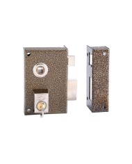 CERRADURA CVL ESMALTADA 156B-60 DERECHA CILINDRO REDONDO
