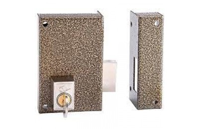 CERRADURA CVL ESMALTADA 156C-70 DERECHA CILINDRO REDONDO