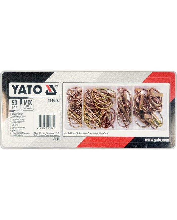 ESTUCHE PASADOR ANILLA GALV. YATO (50PZ)