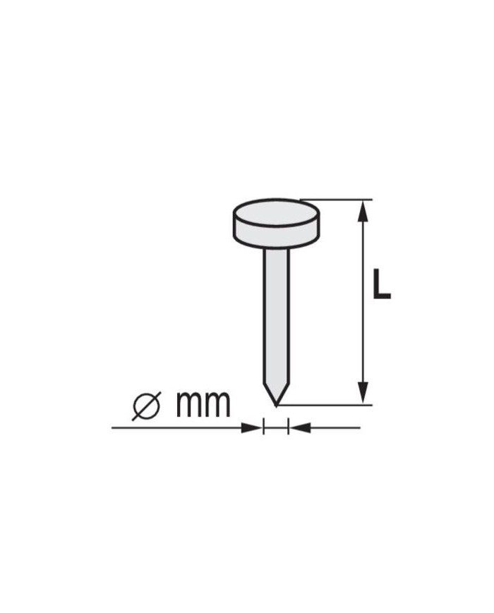 CLAVOS PARA CLAVADORA VOREL BOBINA 120UD