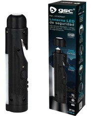 LINTERNA SEGURIDAD  1'2W. RECARGABLE GSC