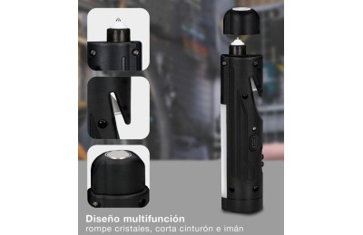 LINTERNA SEGURIDAD  1'2W. RECARGABLE GSC