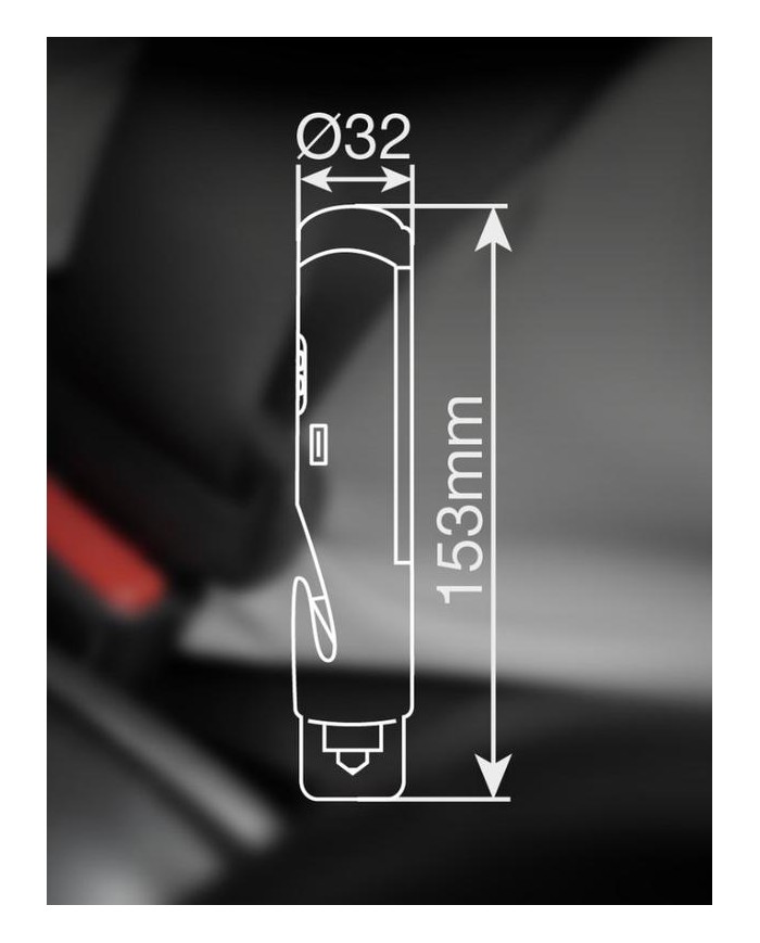 LINTERNA SEGURIDAD  1'2W. RECARGABLE GSC