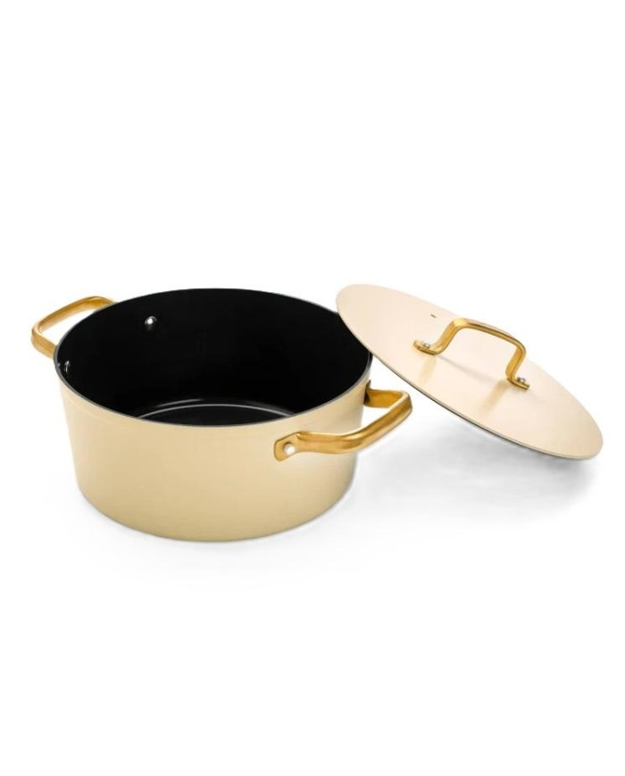 CACEROLA ARCOS ALUMINIO ICONIC BEIG 24CM