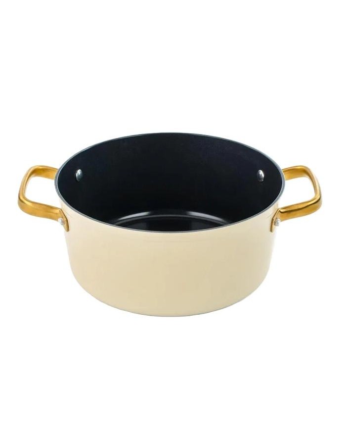 CACEROLA ARCOS ALUMINIO ICONIC BEIG 24CM