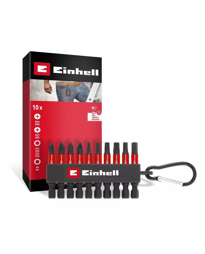 JUEGO PUNTAS ATORNILL. 9PZAS.EINH IMPACT