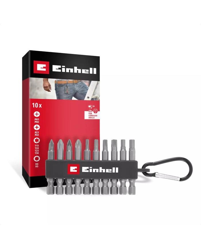 JUEGO PUNTAS ATORNILLAR  9PZAS. EINHELL