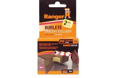 BURLETE B/PUERTA PVC EXPANDIDO MARRON 1M
