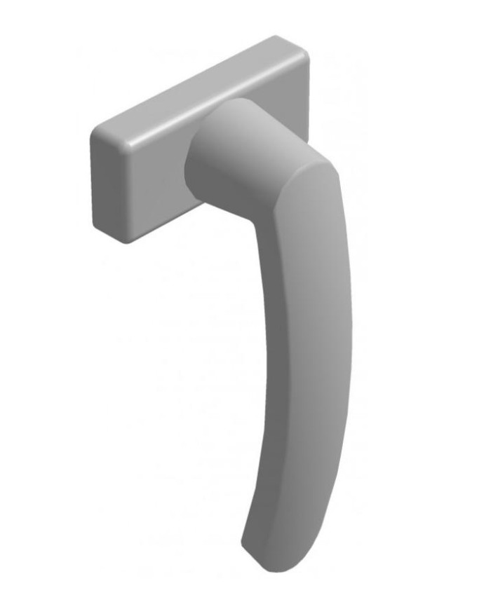 JUEGO MANIVELA ALUMINIO F-136 L/BLANCO