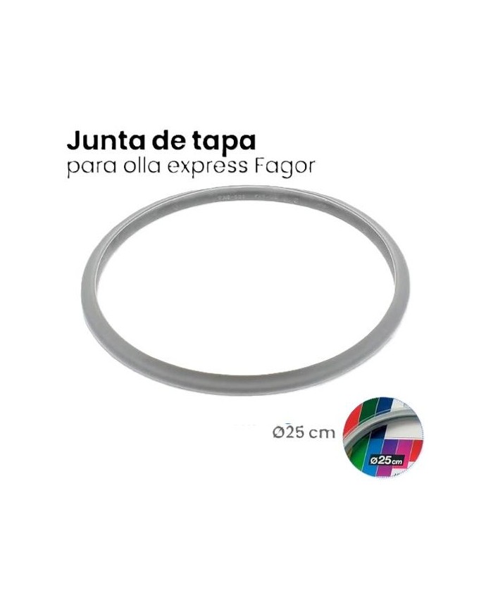 JUNTA SILICONA OLLA RAPIDA FAGOR 25CMS.