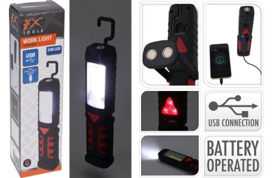 LINTERNA PARA OBRA CON USB FXTOOLS
