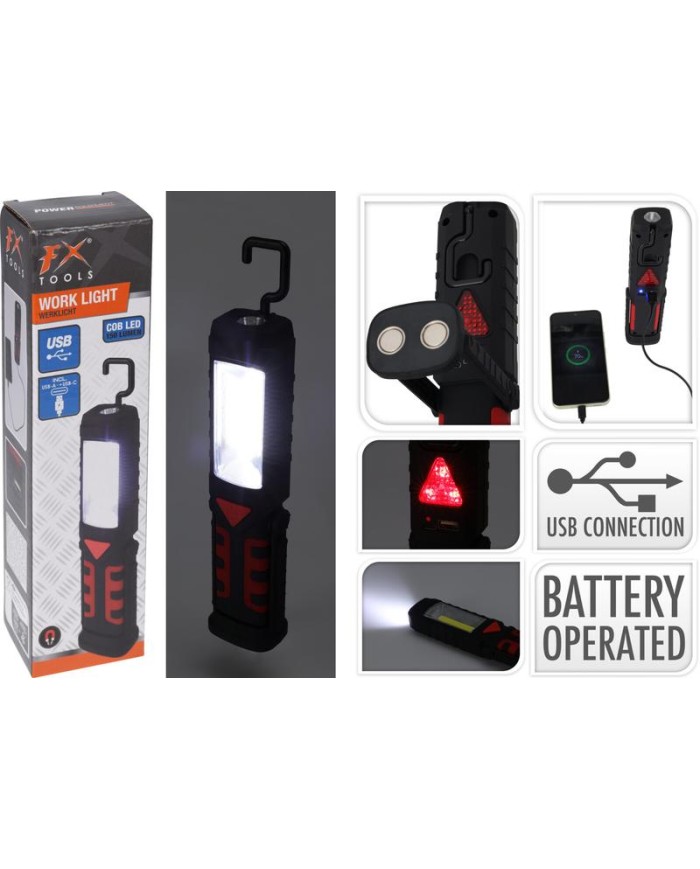 LINTERNA PARA OBRA CON USB FXTOOLS