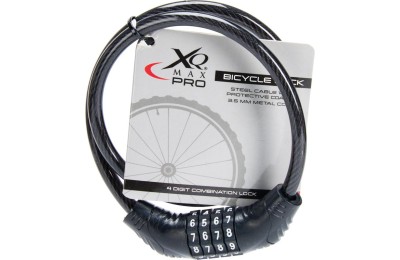 CABLE CANDADO ANTIROBO XQMAX 65CMS.COMB.