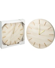 RELOJ PARED KOOP MADERA VETEADA 38'5CMS.