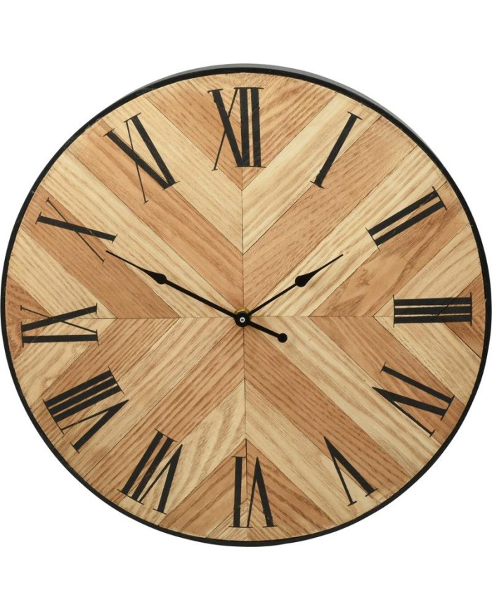 RELOJ PARED KOOP MADERA VETEADA 38'5CMS.