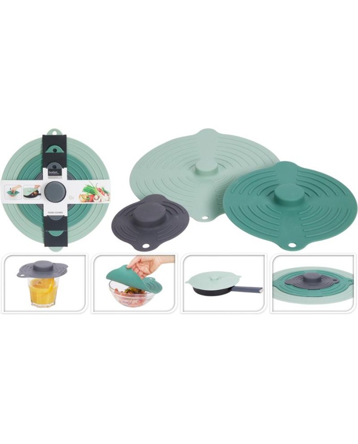 TAPADERAS SILICONA EXCELLENTH 3PZAS.