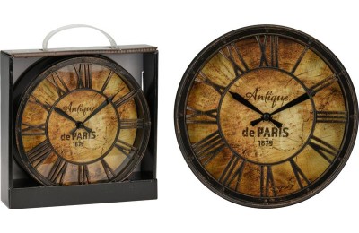 RELOJ PARED WALLCLOCK ANTIGUO 30CMS.