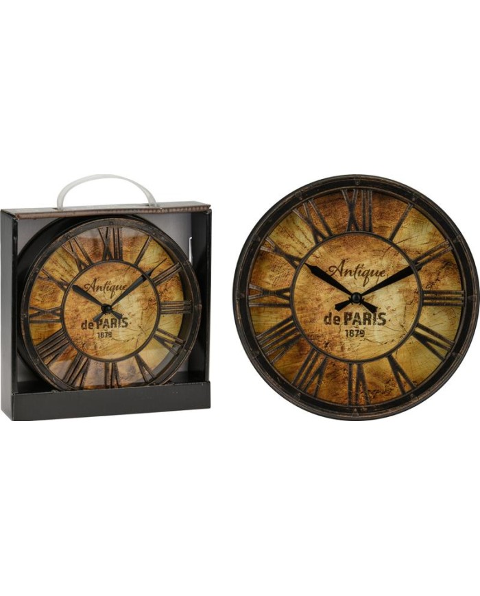 RELOJ PARED WALLCLOCK ANTIGUO 30CMS.