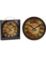RELOJ PARED WALLCLOCK MADERA 30CMS.