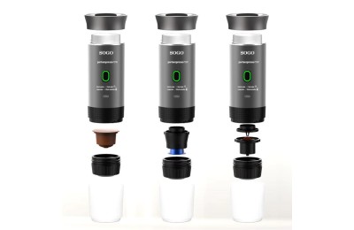 CAFETERA PORTATIL RECARGABLE SOGO 1 TAZA