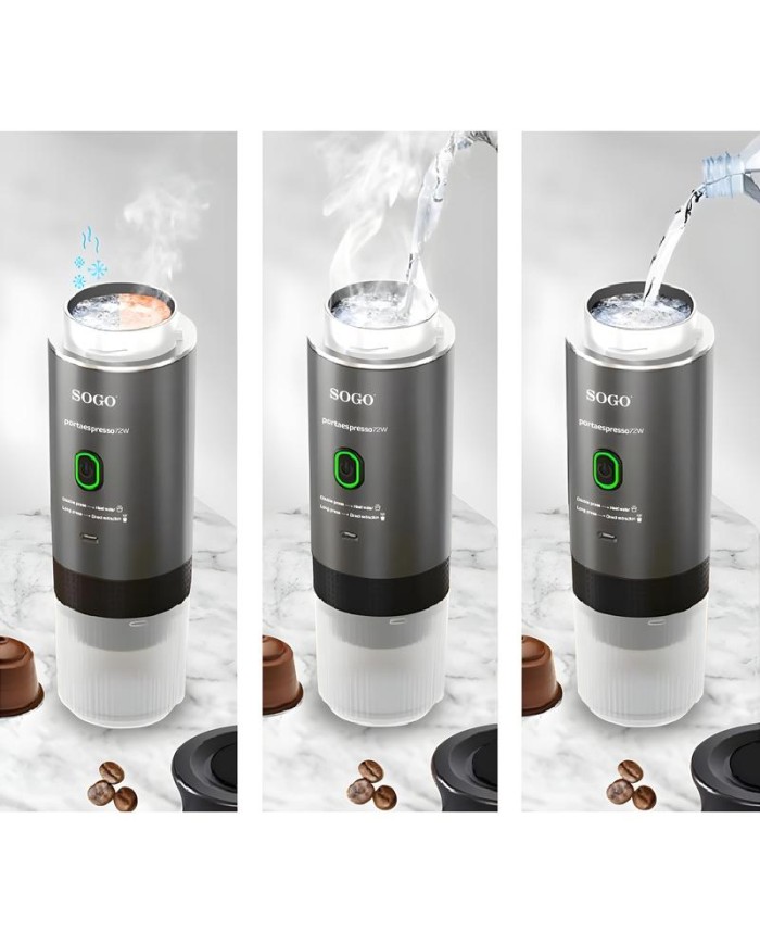CAFETERA PORTATIL RECARGABLE SOGO 1 TAZA