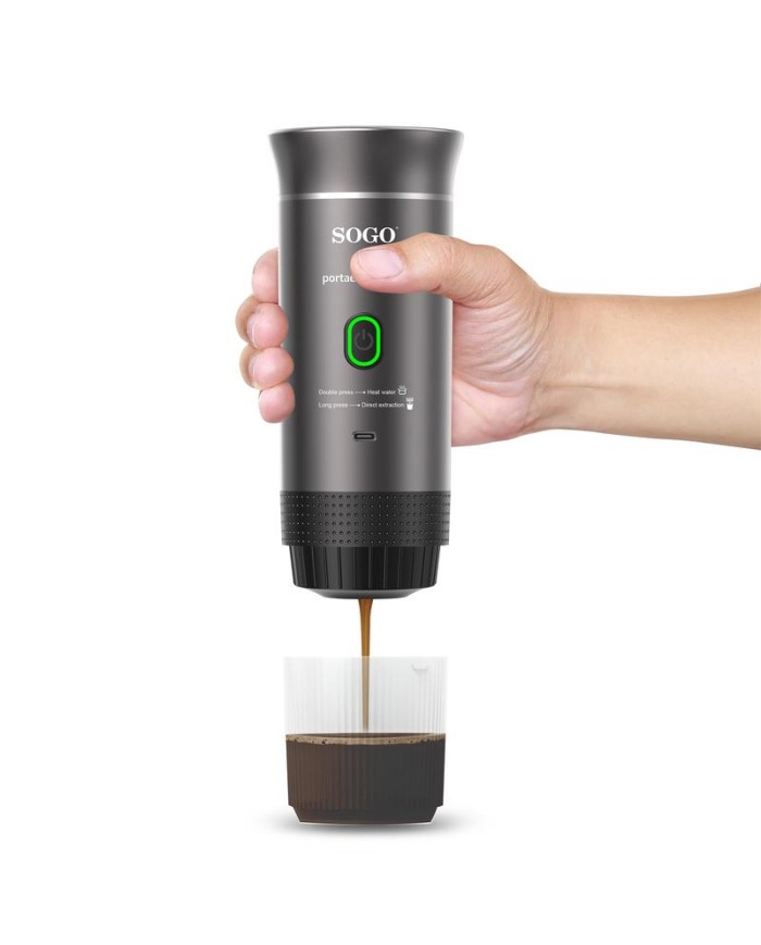 CAFETERA PORTATIL RECARGABLE SOGO 1 TAZA