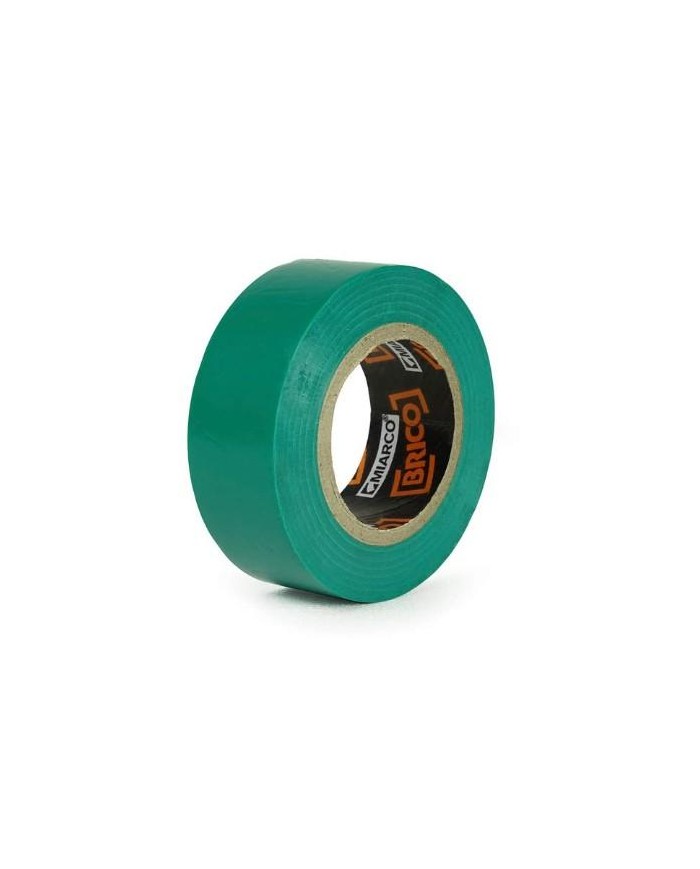 CINTA AISLANTE MIARCO 19X10 VERDE (10U)