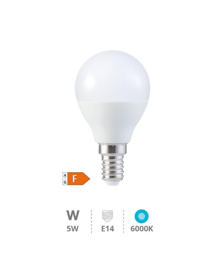 BOMBILLA LED ESF. GSC 5W. E14 6000K