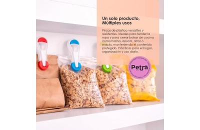 PINZA CIERRA BOLSAS PAMEX PETRA 10 UNIDA