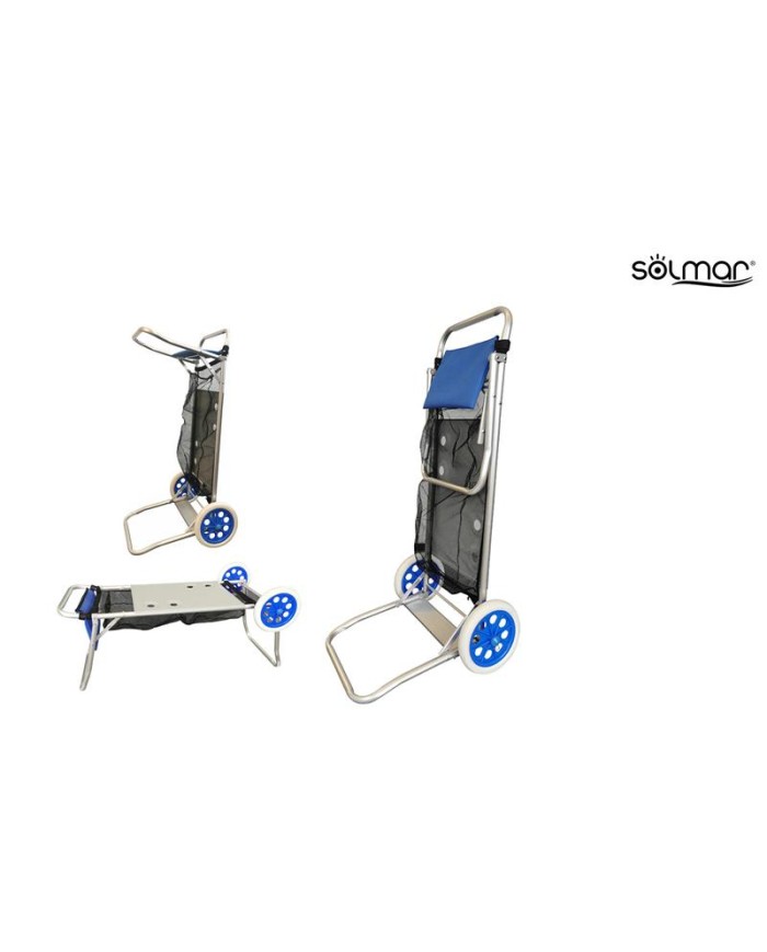 MESA PLEGABLE CARRITO PLAYA ALUMINIO