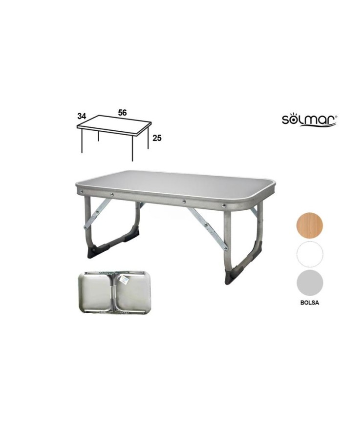MESA PLEGABLE BAJA PLAYA ALUMINIO