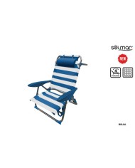 SILLA PLAYA PLEGABLE ALUMINIO ROSE RAYAS