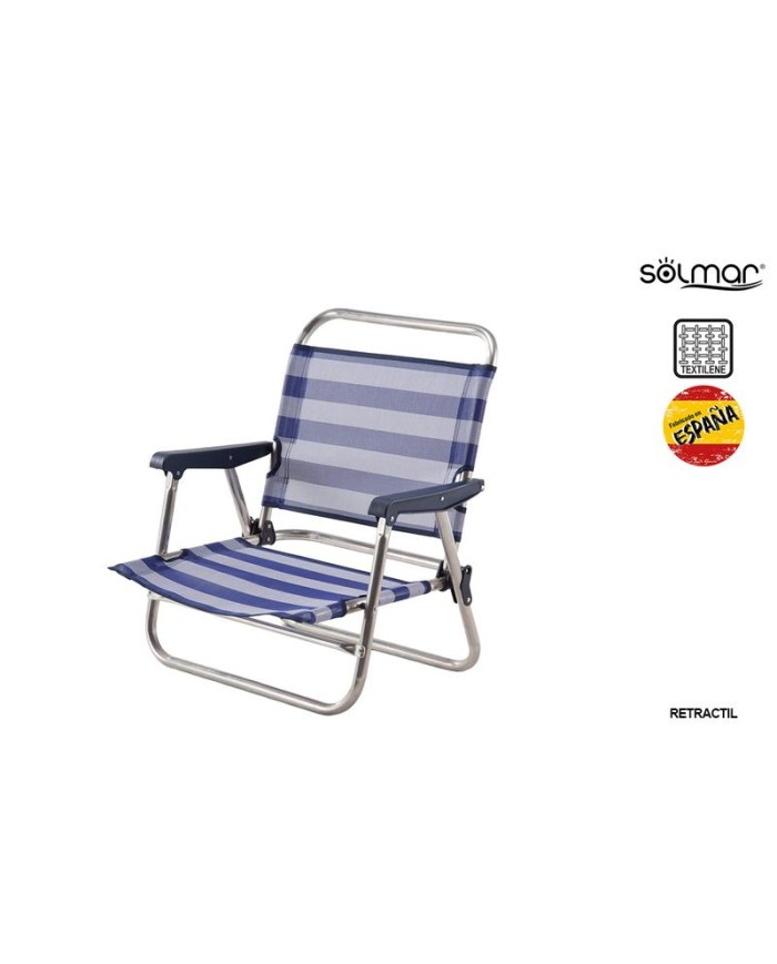SILLA PLAYA PLEGABLE ALUMINIO ALEXA RAYA