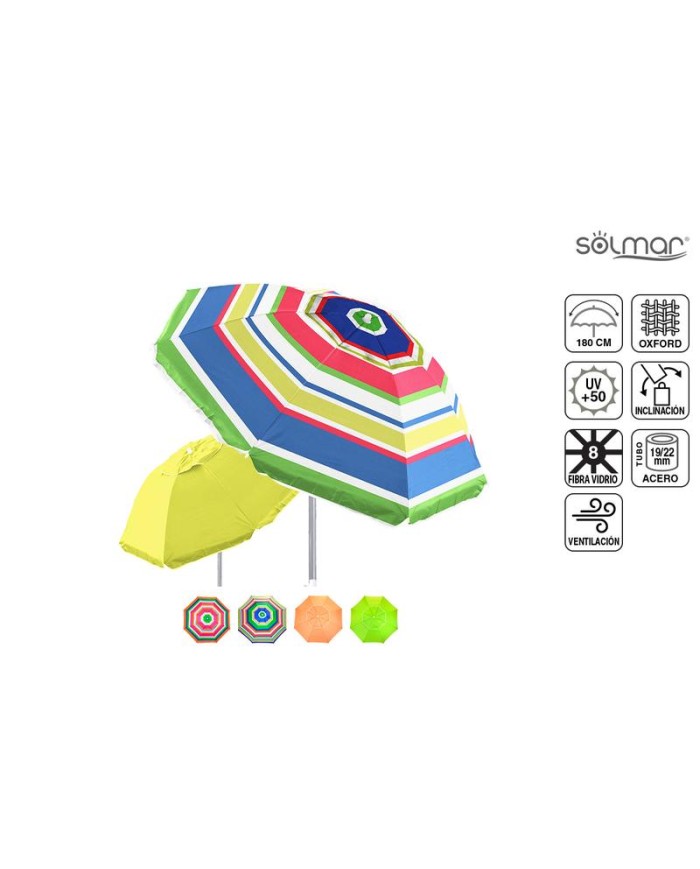 SOMBRILLA PLAYA MADEIRA 180CMS.