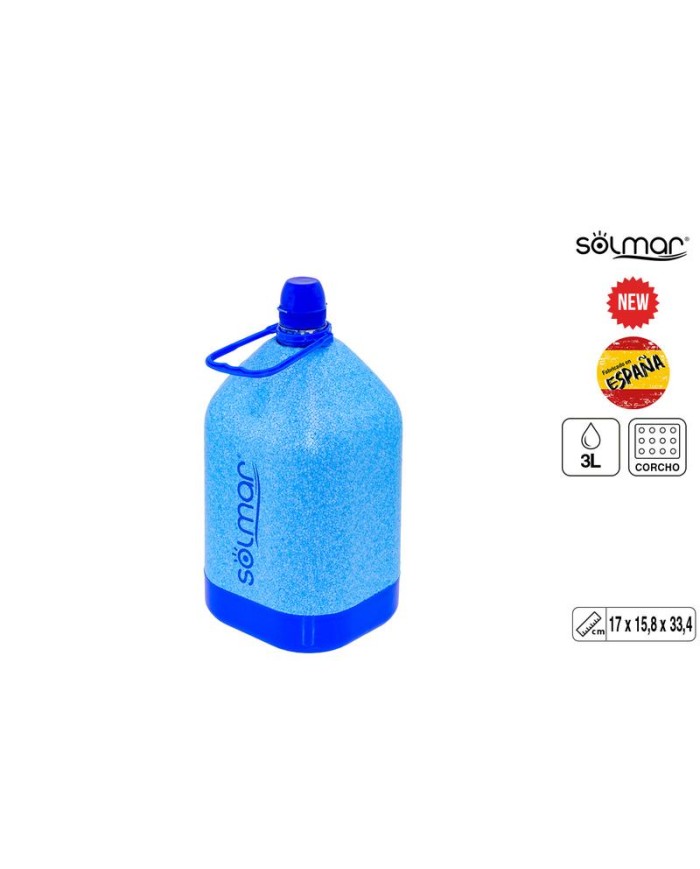 BOTELLA TERMO SOLMAR CORCHO 3 LITROS