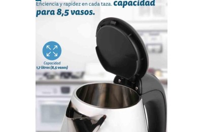 HERVIDOR AGUA INOX. GRUNKEL 1,6LT. 2000W