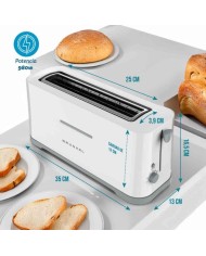 TOSTADORA GRUNKEL RANURA ANCHA 970W.