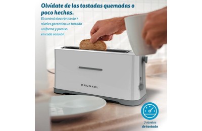 TOSTADORA GRUNKEL RANURA ANCHA 970W.