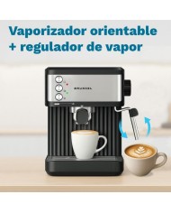 CAFETERA ESPRESO GRUNKEL 850W. 20B. NEGR