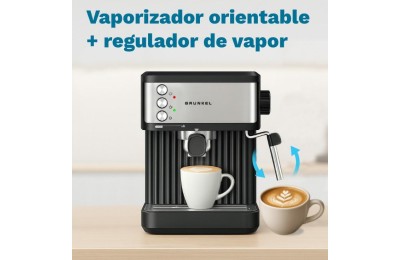 CAFETERA ESPRESO GRUNKEL 850W. 20B. NEGR