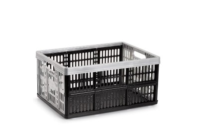 CAJA ALMAC. PLEGABLE PF PLATA 48X35X23CM