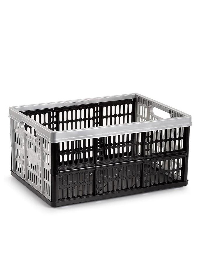 CAJA ALMAC. PLEGABLE PF PLATA 48X35X23CM