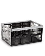 CAJA ALMAC. PLEGABLE PF PLATA 48X35X23CM