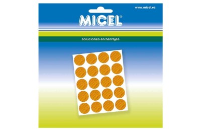CUBRE TORNILLO MICEL ROBLE 13MM. 20PZS.