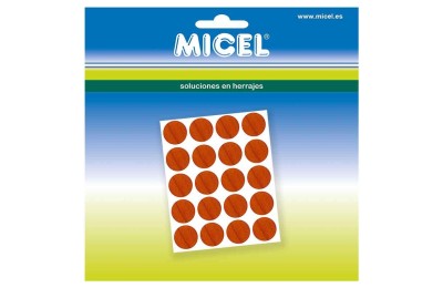 CUBRE TORNILLO MICEL SAPELI 13MM. 20PZS.