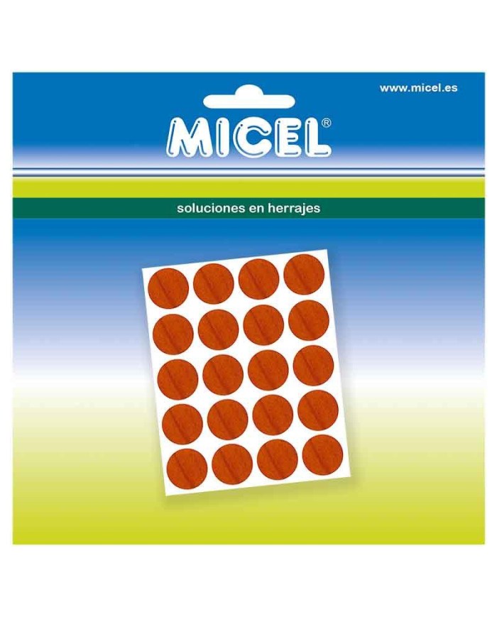 CUBRE TORNILLO MICEL SAPELI 13MM. 20PZS.